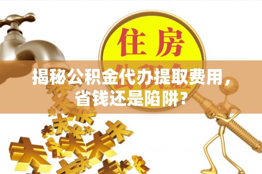 安徽揭秘公积金代办提取费用，省钱还是陷阱？